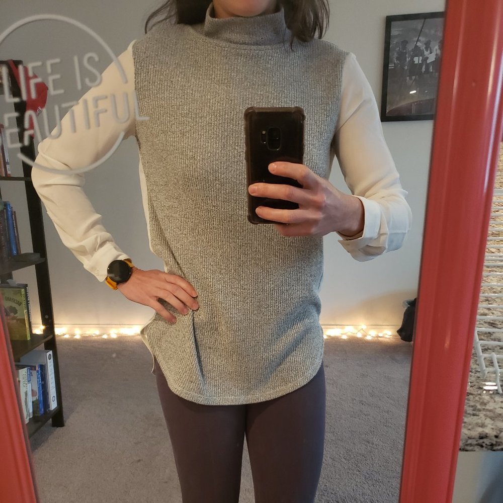 Loft XS tunic sweater blouse